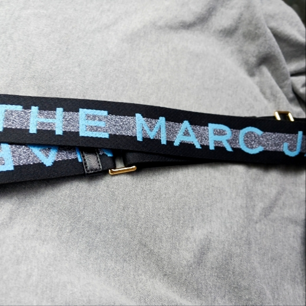 Marc Jacobs black.and blue shoulder strap